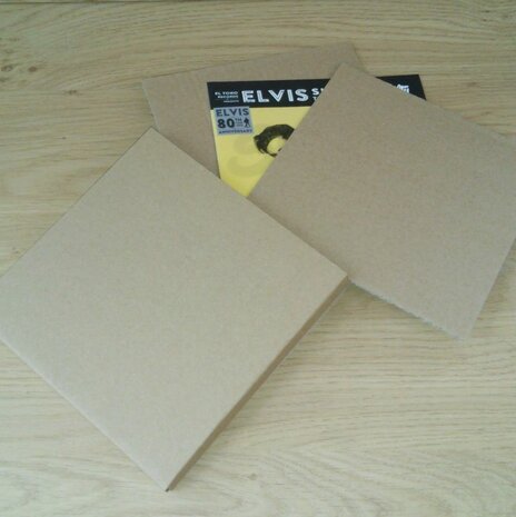 Shipping cardboard stiffeners for 7" Vinylsingles - 25 pieces