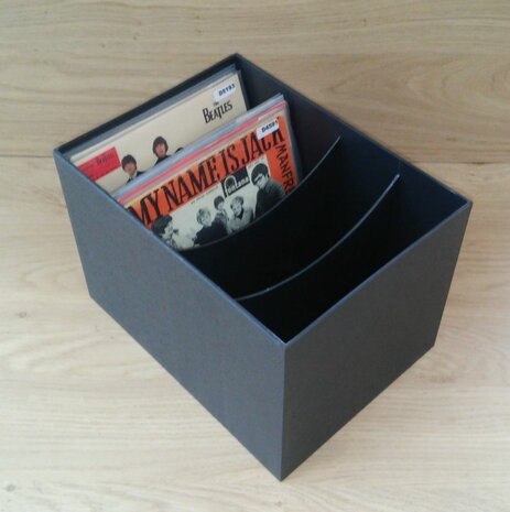 Black Single Box for 80 Vinylsingles