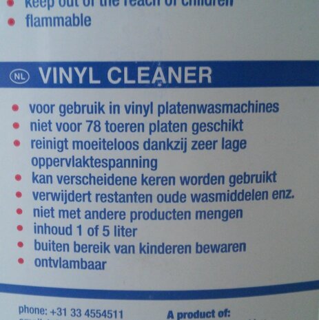 Tonar QS Vinyl Cleaner for Recordcleaningmachines - 1 liter