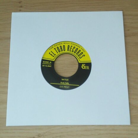 White Cardboard Sleeves for 7" Vinylsingles - 20 pieces