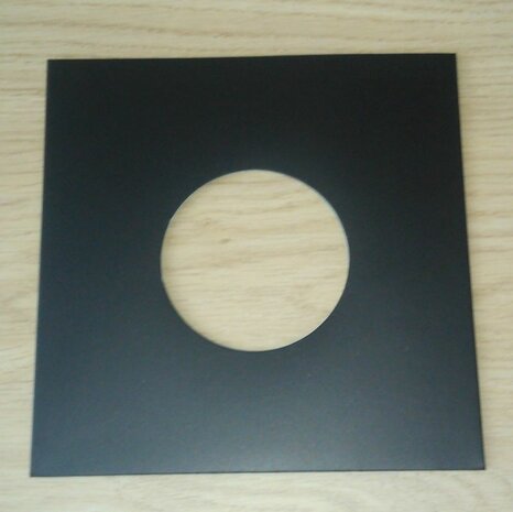 Black Cardboard Sleeves for 7" Vinylsingles - 20 pieces