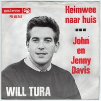 Will Tura - Heimwee naar huis + John en Jenny davis (Vinylsingle)