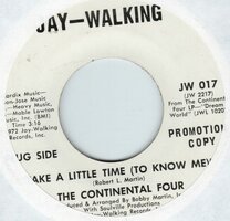 The Continental Four - Take A Little Time - Escape From Planet Earth (Vinylsingle)