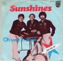 Sunshines - Oh wat 'n zoen + Zie je de meisjes (Vinylsingle)