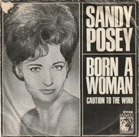 Sandy Posey - Born a woman + Blue is my best color (Vinylsingle)