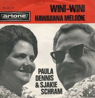 Paula Dennis & Sjakie Schram - Wini-Wini + Hawaiiana Melodie (Vinylsingle)