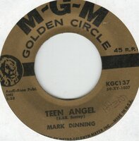 Mark Dinning - Teen angel + Bye now baby (Vinylsingle)