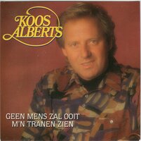 Koos Alberts - Geen mens zal ooit mijn tranen zien + Eenzaam zijn nu al m'n nachten (Vinylsingle)