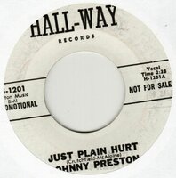 Johnny Preston - All Around The World + Just Plain Hurt (Vinylsingle)