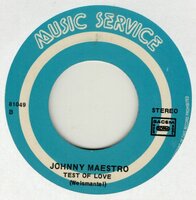 Johnny Maestro - Mr. Happiness + test of love (Vinylsingle)