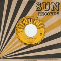Johnny Cash - I walk the line + Get rhytm (Vinylsingle)
