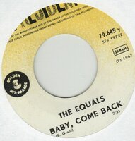 Equals - Baby come back + Hold me closer (Vinylsingle)