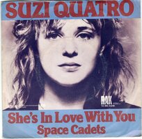Suzi Quatro - She's in love with you + Space cadets (Vinylsingle)