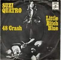 Suzi Quatro - 48 Crash + Little bitch blue (Vinylsingle)