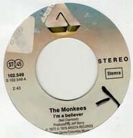 Monkees - I'm a believer + Monkees Theme (Vinylsingle)