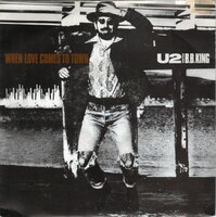 U2 - When love comes to town + Dancing barefoot (Vinylsingle)