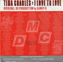 Tina Charles - I love to love ('87 remix) + Biddu-Sunburn (Vinylsingle)