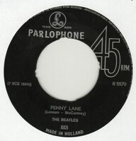 The Beatles - Penny Lane + Strawberry fields forever (Vinylsingle)