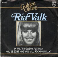 Ria Valk - Ik wil een cowboy als man + Rocking Billy (Vinylsingle)