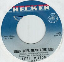 Little Milton - When Does Heartache End + I'm Mighty Grateful (Vinylsingle)