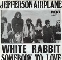 Jefferson Airplane - White rabbit + Somebody to love (Vinylsingle)