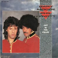 Gary Moore & Philip Lynott - Out in the fields + Military man (Vinylsingle)