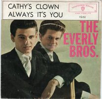Everly Brothers - Cathy's clown + Always it's you (Vinylsingle)