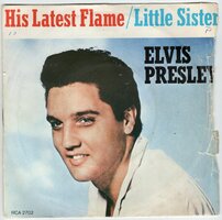 Elvis Presley - His latest flame + Little sister (Vinylsingle)
