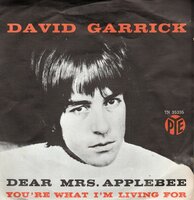 David Garrick - Dear mrs. Applebee + You're what I'm living for (Vinylsingle)