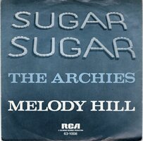 Archies - Sugar sugar + Melody hill (Vinylsingle)
