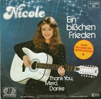 Nicole - Ein bisschen frieden + Thank you, merci. danke (Vinylsingle)