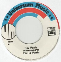Paul & Paula - Hey Paula + Young lovers (Vinylsingle)
